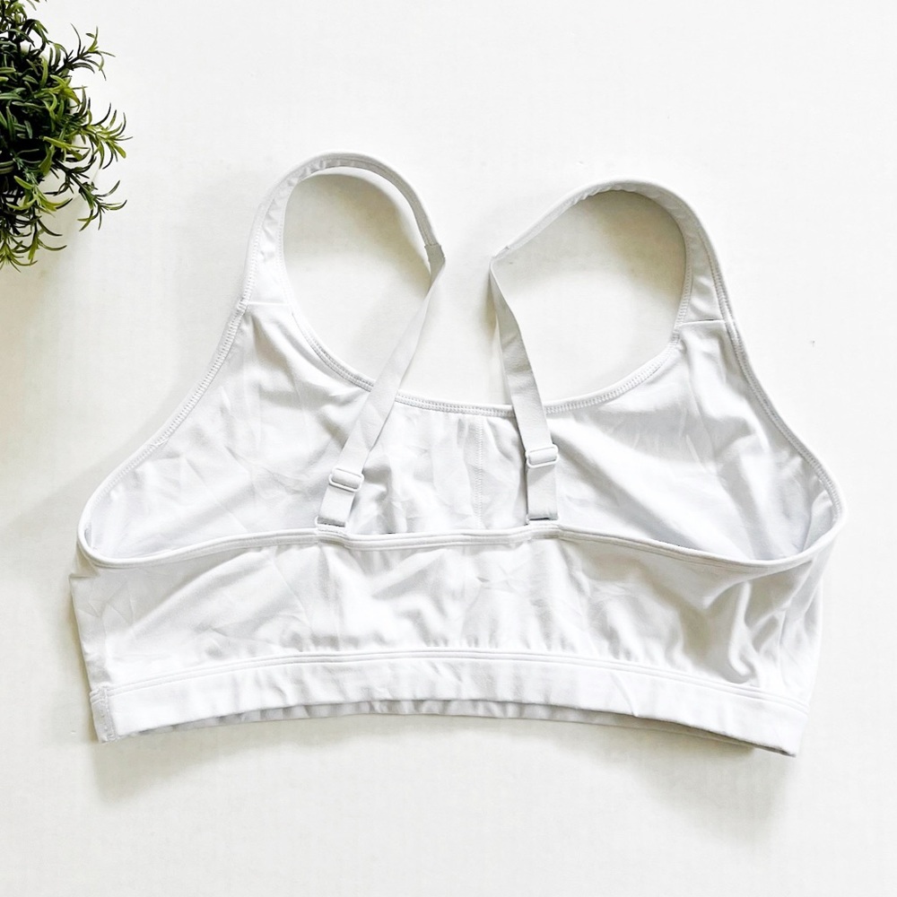 Gymshark Cotton Lifting Sports Bra in White - Picture 5 of 8